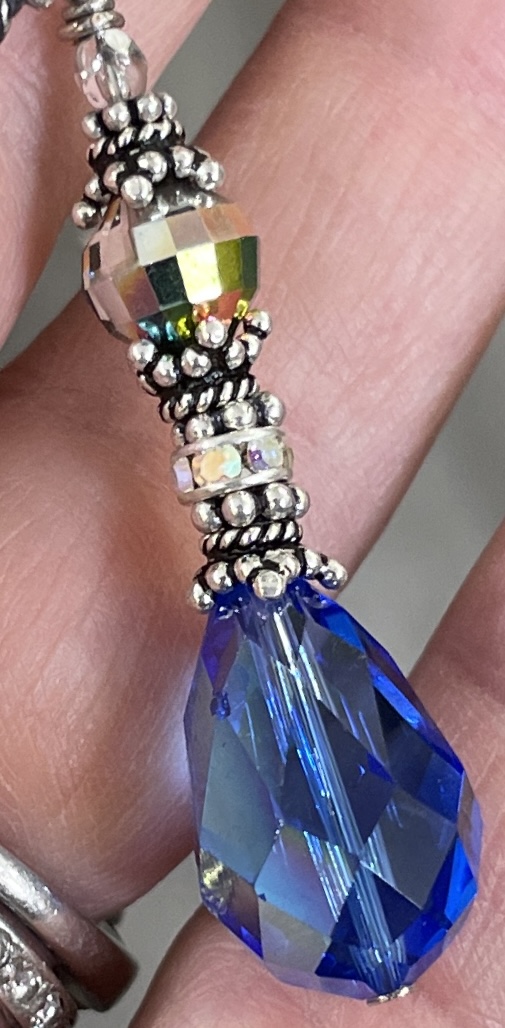 Incredible Vintage Swarovski Sapphire Blue Necklace